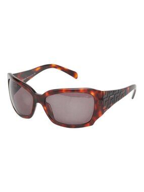 Versace Logo Sunglasses Brown Acetate Eyewear
